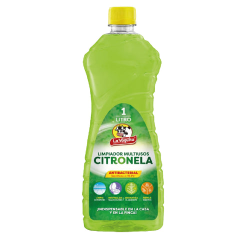 LIMPIA PISOS DESINFECTANTE -CITRONELA 1L